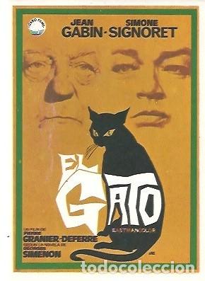 Cine: PROGRAMA DE CINE EL GATO JEAN GABIN SIMONE SIGNORET - Foto 1