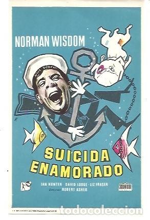 Cine: PROGRAMA DE CINE SUICIDA ENAMORADO NORMAN WISDOM - Foto 1