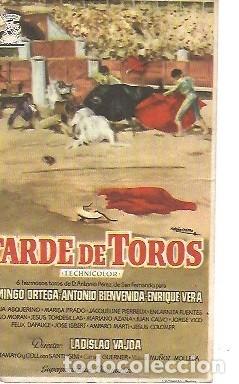 Cine: PROGRAMA DE CINE TARDE DE TOROS - Foto 1