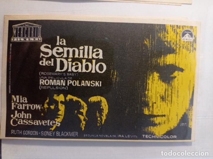 Cine: FOLLETO ORIGINAL PELICULA la semilla del diablo - Foto 1