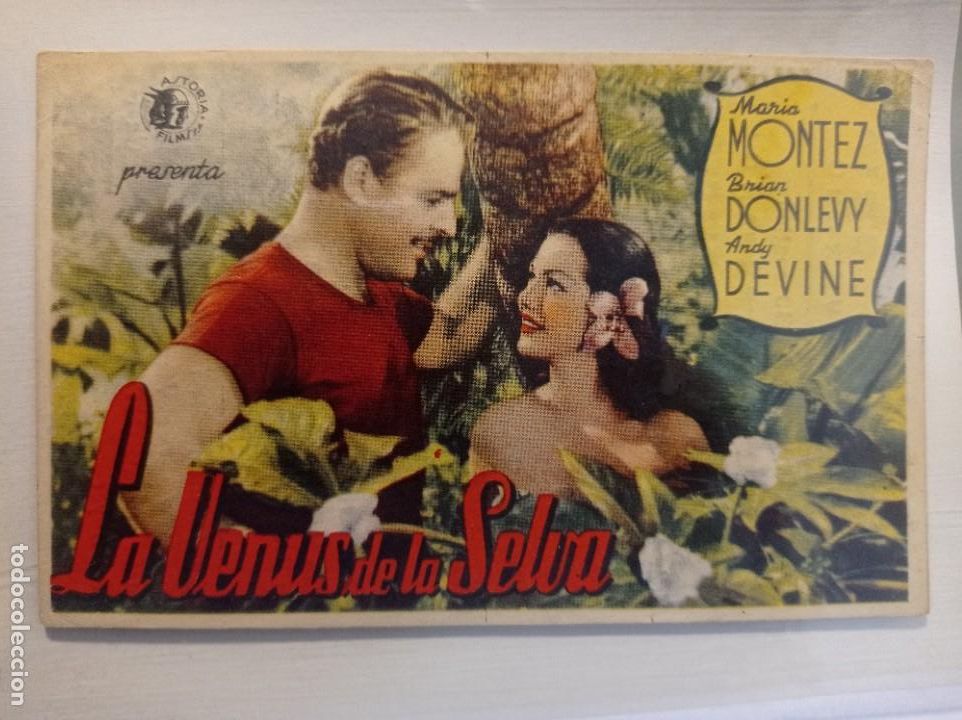 Cine: FOLLETO ORIGINAL PELICULA la Venus de la selva