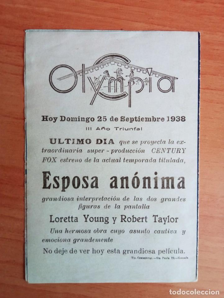 Cine: 1-- PROGRAMAS DE CINE -- ESPOSA ANONIMA - Foto 3