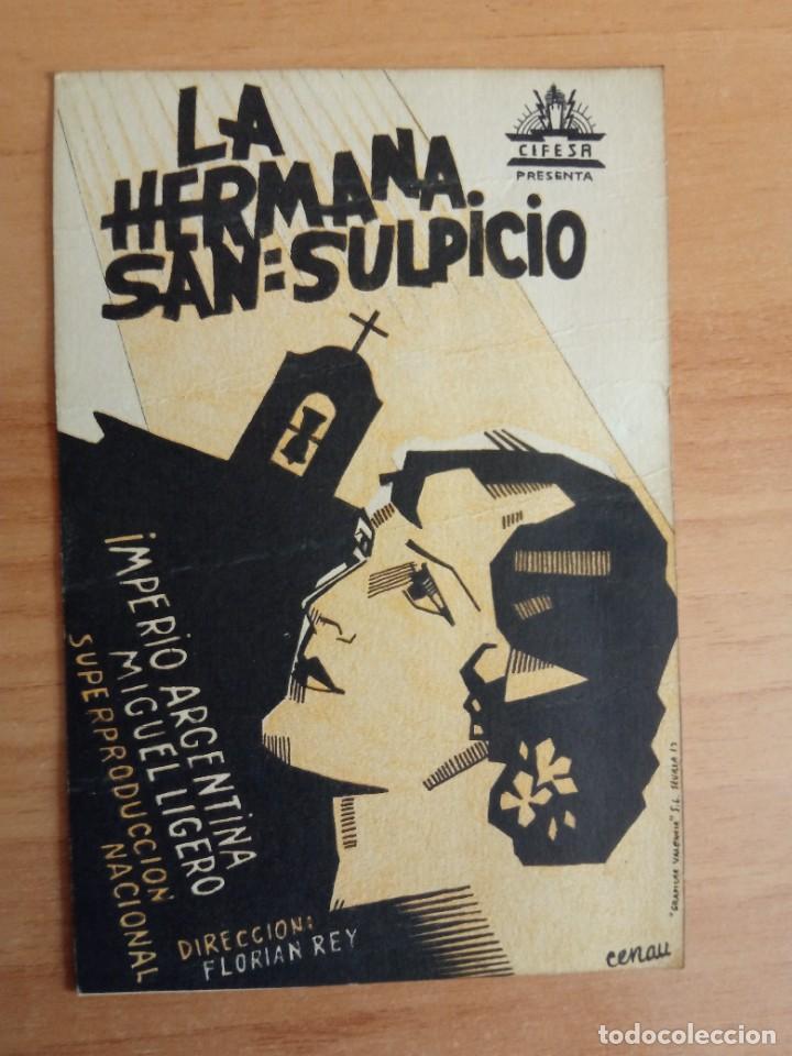 Cine: ROJO-- PROGRAMAS DE CINE -- LA HERMANA SAN SUPLICIO - Foto 1