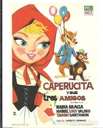 Cine: PROGRAMA DE CINE CAPERUCITA Y SUS TRES AMIGOS - Foto 1