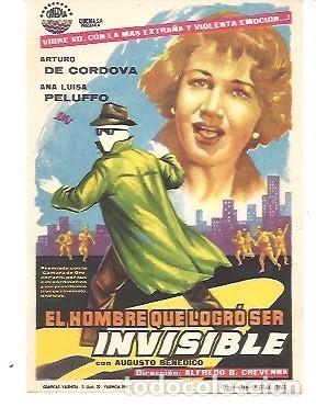 Cine: PROGRAMA DE CINE EL HOMBRE QUE LOGRO SER INVISIBLE - Foto 1