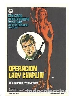 Cine: PROGRAMA DE CINE OPERACION LADY CHAPLIN - Foto 1