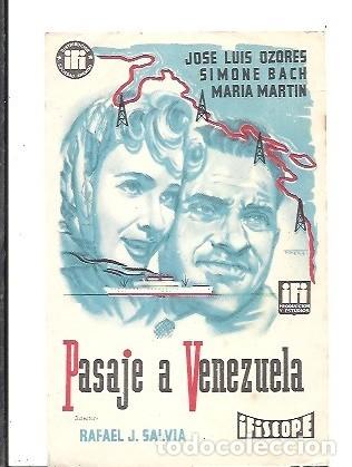 Cine: PROGRAMA DE CINE PASAJE A VENEZUELA JOSE LUIS OZORES - Foto 1