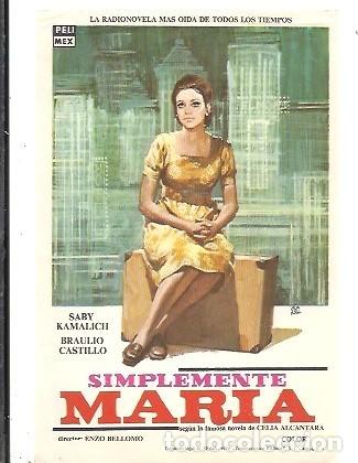 Cine: PROGRAMA DE CINE SIMPLEMENTE MARIA - Foto 1