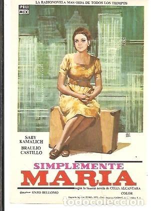 Cine: PROGRAMA DE CINE SIMPLEMENTE MARIA - Foto 1