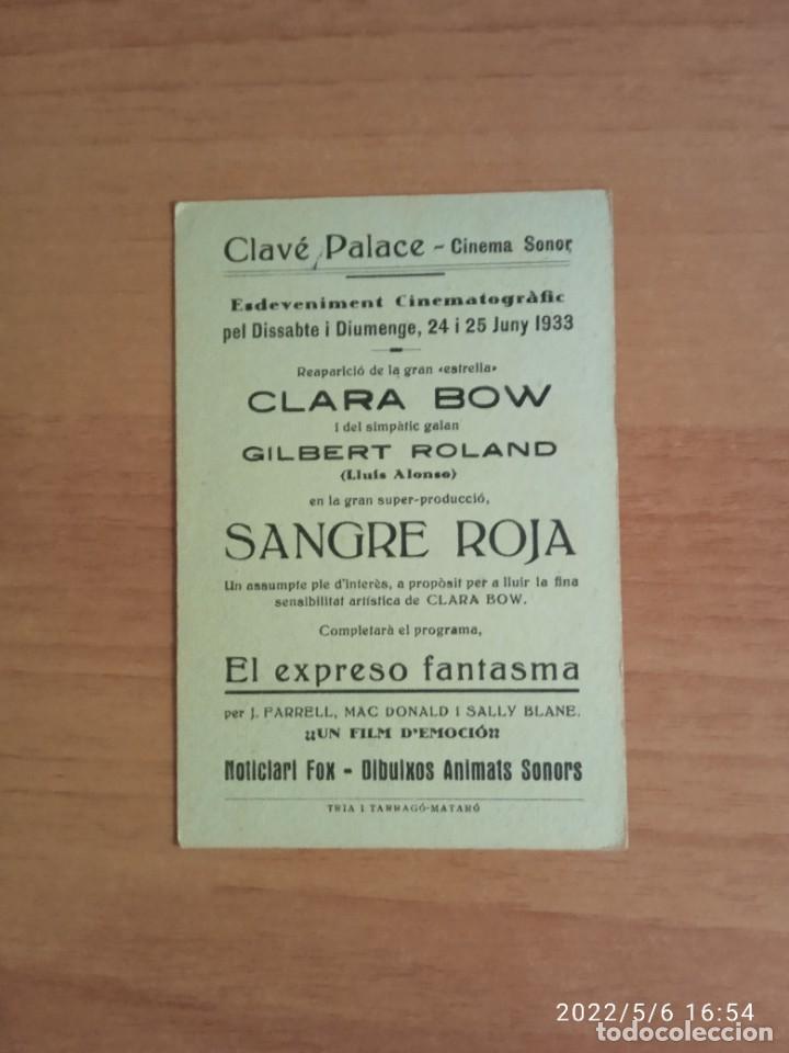 Cine: - PROGRAMA CINE -- SANGRE ROJA ct - Foto 2