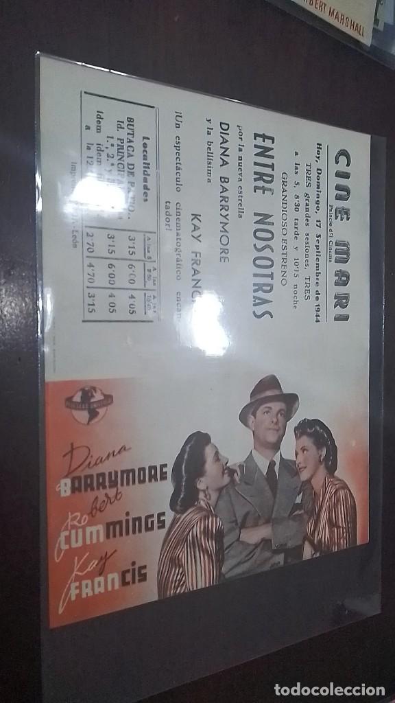 Cine: PROGRAMA O FOLLETO DE MANO DE CINE doble entre nosotras - Foto 1