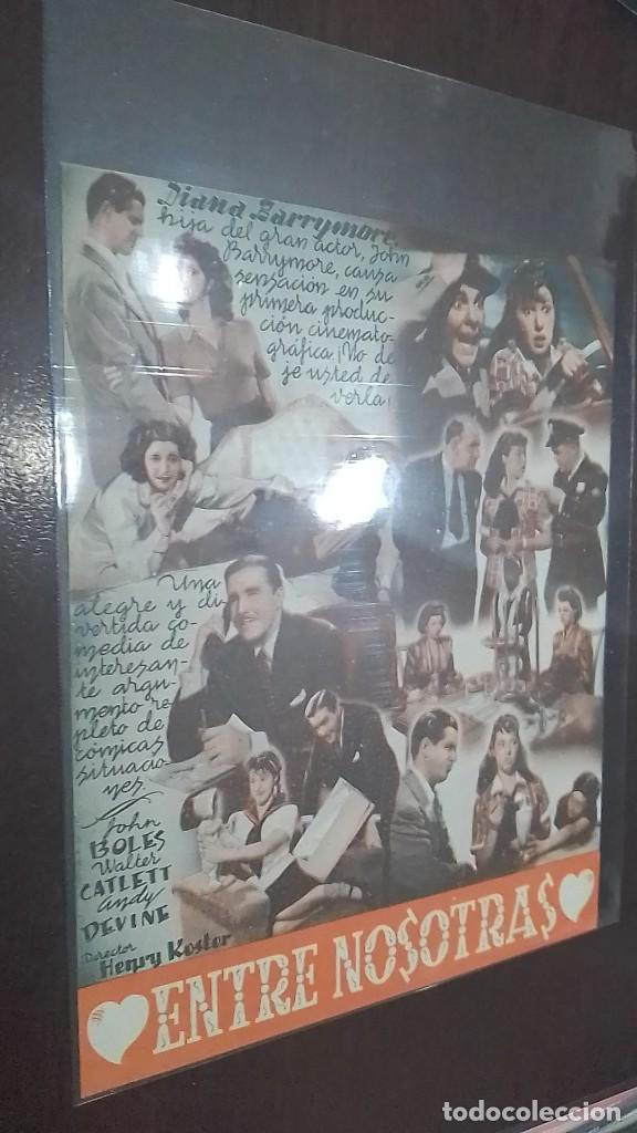 Cine: PROGRAMA O FOLLETO DE MANO DE CINE doble entre nosotras - Foto 2