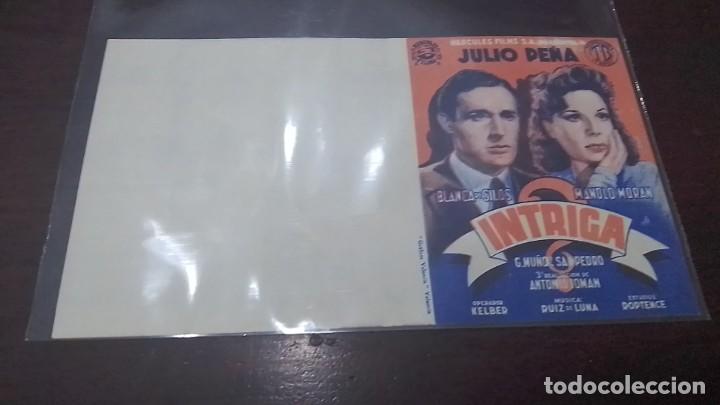 Cine: PROGRAMA O FOLLETO DE MANO DE CINE doble intriga - Foto 1