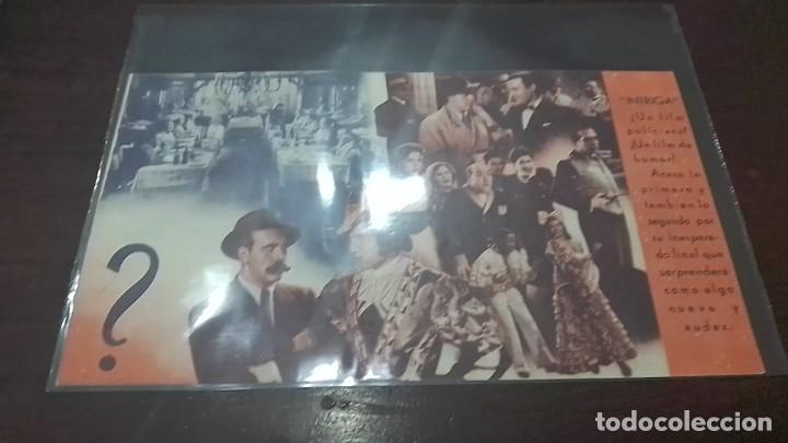 Cine: PROGRAMA O FOLLETO DE MANO DE CINE doble intriga - Foto 2