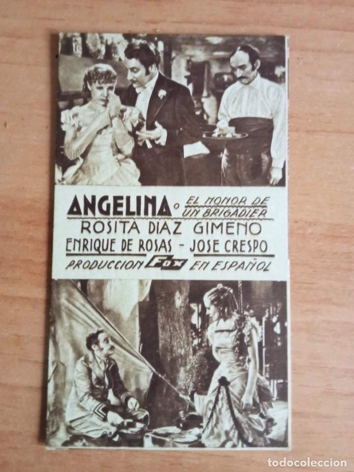 Cine: PROGRAMA CINE-- ANGELINA (c/t) gris - Foto 1