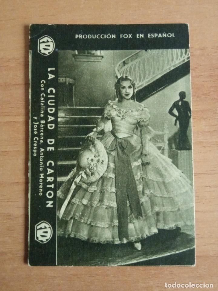 Cine: PROGRAMA CINE-- LA CIUDAD DE CARTON (gris) ct - Foto 1