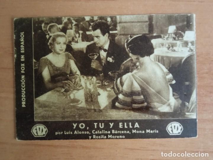 Cine: PROGRAMA CINE-- YO TU Y ELLA - Foto 1
