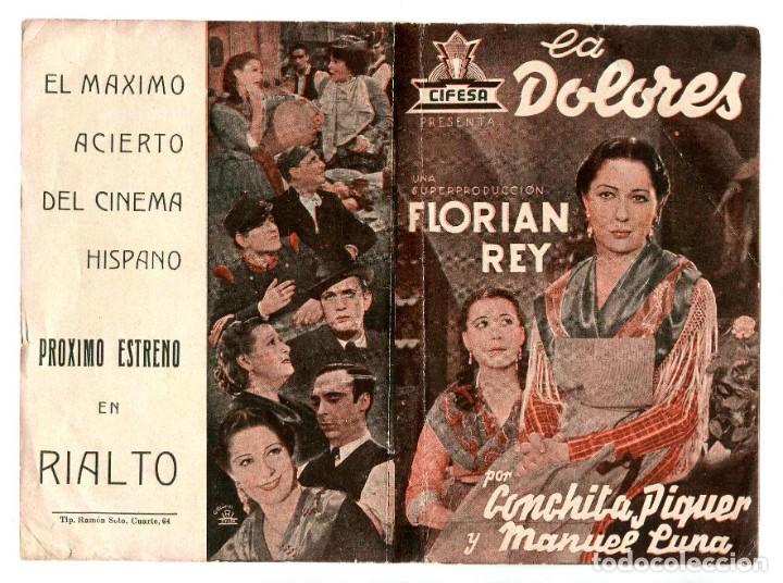 Cine: LA DOLORES, con Conchita Piquer. - Foto 1
