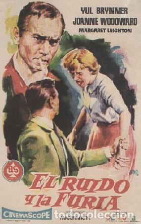 Cine: PROGRAMA DE CINE: EL RUIDO Y LA FURIA PC-5698 - Foto 1