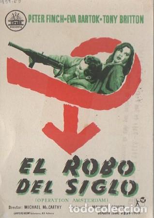 Cine: PROGRAMA DE CINE:EL ROBO DEL SIGLO PC-5708 - Foto 1