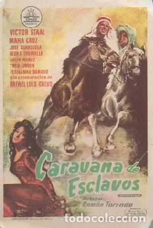 Cine: PROGRAMA DE CINE:CARAVANA DE ESCLAVOS PC-5711 - Foto 1
