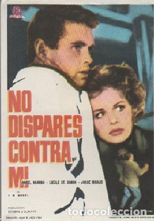 Cine: PROGRAMA DE CINE: NO DISPARES CONTRA MI PC-5717 - Foto 1