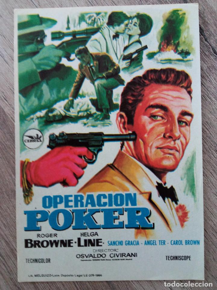 Cine: OPERACION POKER, ROGER BROWNE - Foto 1