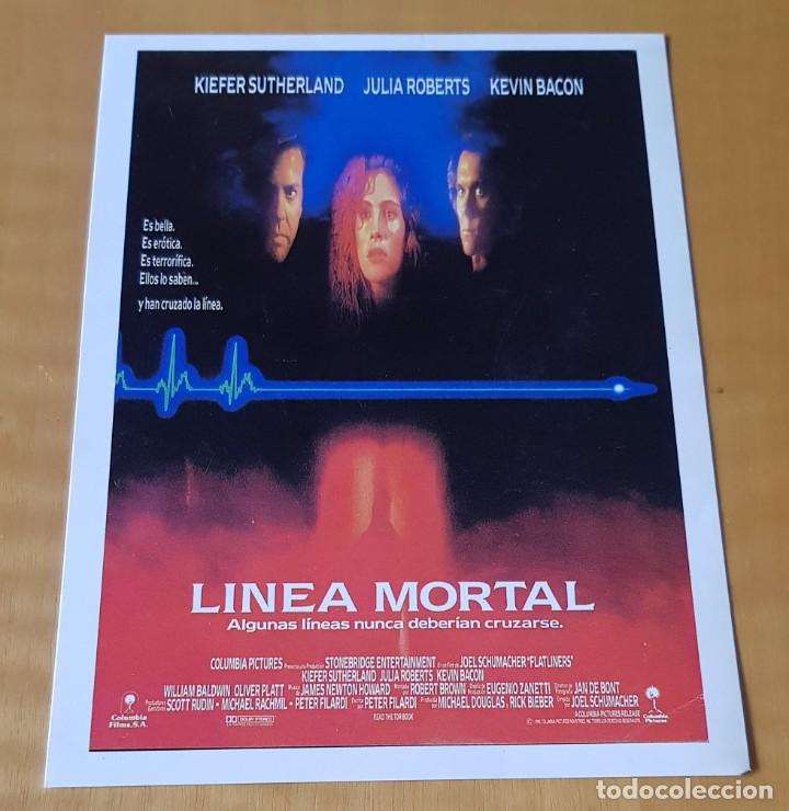 Cine: Folleto de mano LINEA MORTAL - Foto 1