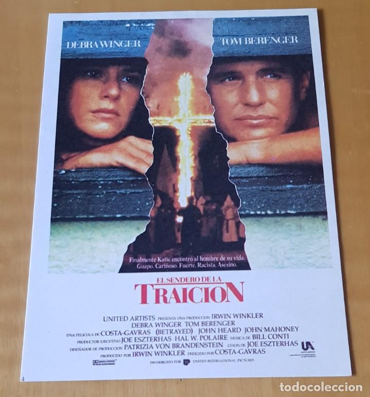 Cine: Folleto de mano EL SENDERO DE LA TRAICI&Oacute;N - Foto 1