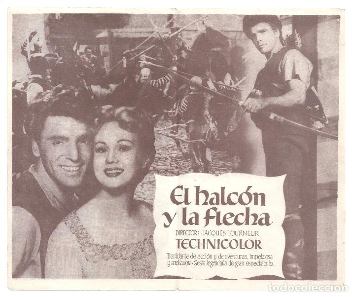 Cine: PTCC 143 EL HALCON Y LA FLECHA PROGRAMA DOBLE WARNER BURT LANCASTER VIRGINIA MAYO VERDE - Foto 2