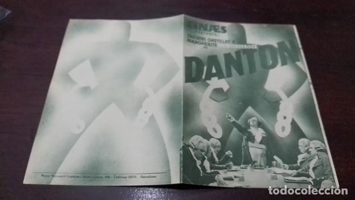 Cine: PROGRAMA O FOLLETO DE MANO DE CINE doble danton - Foto 1