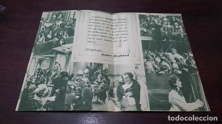 Cine: PROGRAMA O FOLLETO DE MANO DE CINE doble danton - Foto 4