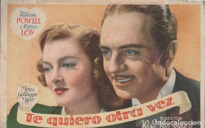 Cine: PROGRAMA DE CINE: TE QUIERO OTRA VEZ PC-5738