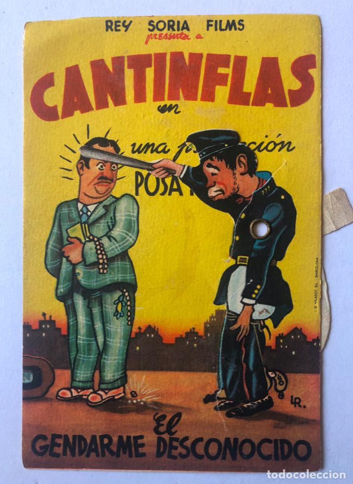 Cine: EL GENDARME DESCONOCIDO - CANTINFLAS - PROGRAMA DE MOVIMIENTO - Foto 2