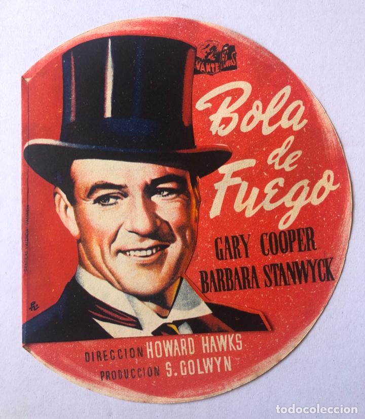 Cine: BOLA DE FUEGO, CARY COOPER - PROGRAMA TROQUELADO - Foto 1