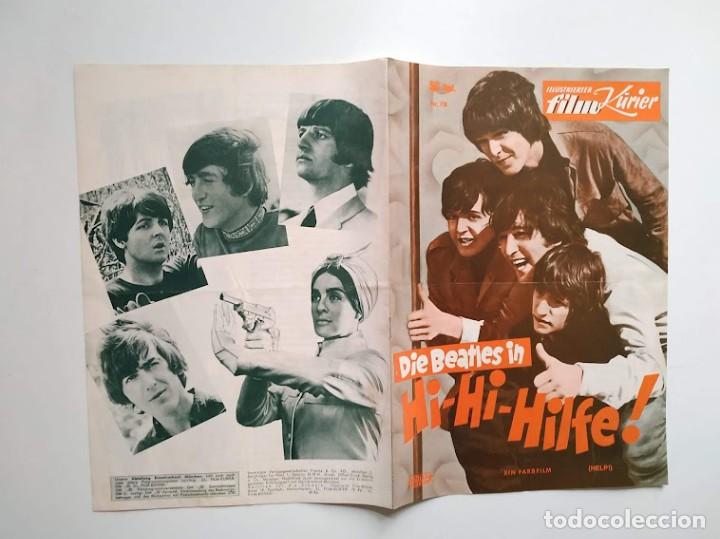 Cine: PGGAL 05 HELP THE BEATLES PROGRAMA GUIA LIBRITO ORIGINAL ALEMAN - Foto 1