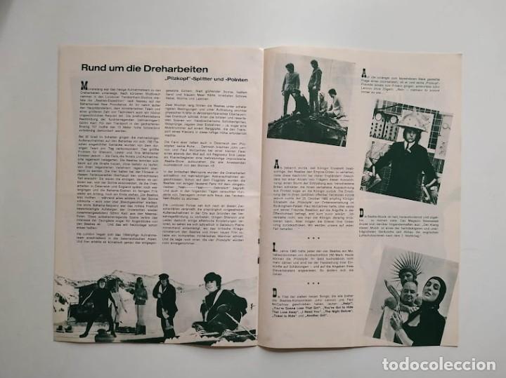 Cine: PGGAL 05 HELP THE BEATLES PROGRAMA GUIA LIBRITO ORIGINAL ALEMAN - Foto 2