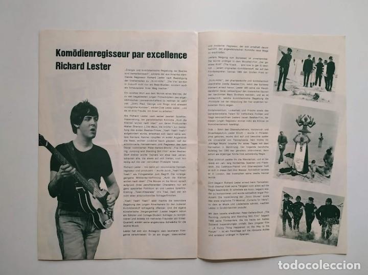Cine: PGGAL 05 HELP THE BEATLES PROGRAMA GUIA LIBRITO ORIGINAL ALEMAN - Foto 6