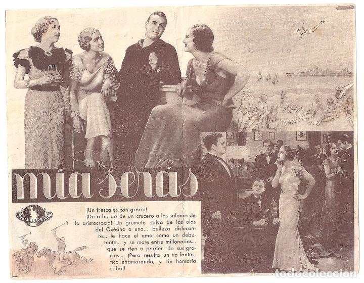 Cine: PTCC 147 MIA SERAS PROGRAMA DOBLE UNIVERSAL CHESTER MORRIS MAE CLARKE - Foto 2