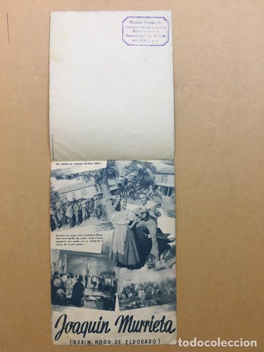 Cine: PTCC 147 JOAQUIN MURRIETA ROBIN HOOD DE ELDORADO PROGRAMA DOBLE MGM WARNER BAXTER MARGO - Foto 2