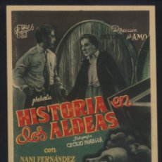 Cine: P-9873- HISTORIA EN DOS ALDEAS (MANUEL ARBÓ - XAN DAS BOLAS - JOSÉ BÓDALO - NANI FERNÁNDEZ). Lote 341175863