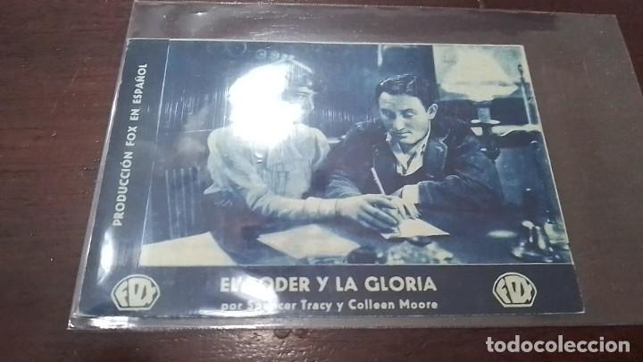 Cine: PROGRAMA O FOLLETO DE MANO DE CINE TARJETA CART&Oacute;N el poder y la gloria - Foto 1