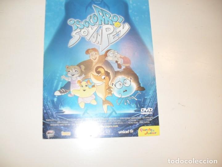 Cine: PORTADA DVD: SOCORRO SOY UN PEZ (DIBUJOS ANIMADOS).MUY BUEN ESTADO.
