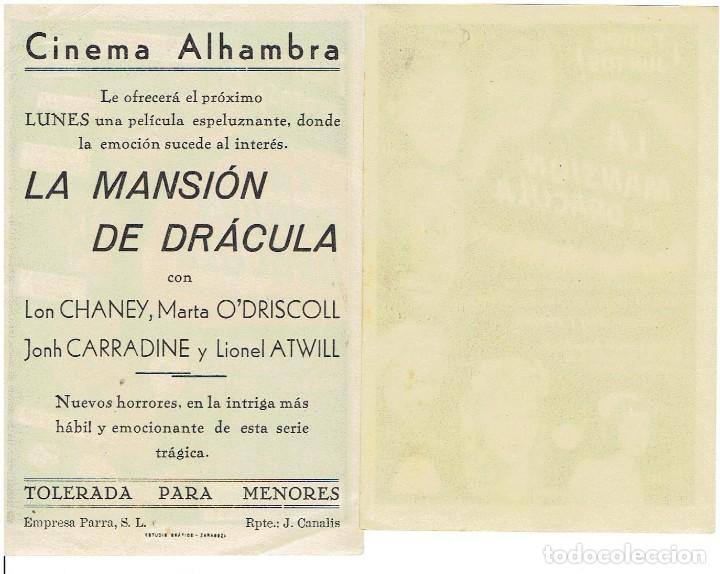 Cine: la mansion de dracula -2 programas diferentes (Uno muy raro ) - Foto 2