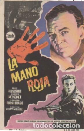  Flyers Publicitaires de films Anciens: PROGRAMA DE CINE:LA MANO ROJA PC-5756