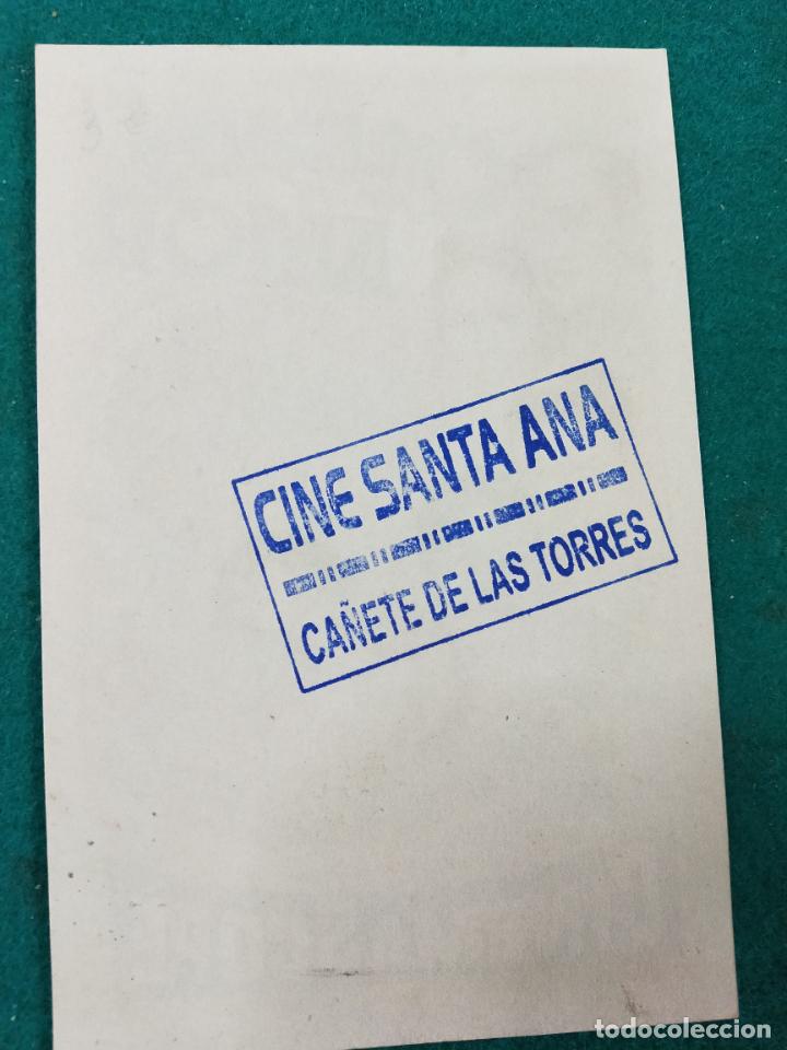 Cine: CREEMOS EN EL AMOR. PROGRAMA DE CINE CON SELLO DEL CINE AL DORSO. - Foto 2