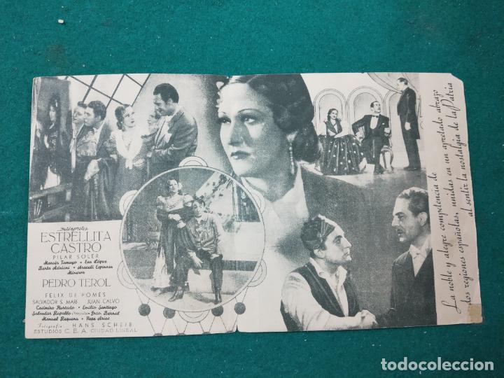 Cine: LA PATRIA CHICA. ESTRELLITA CASTRO. PROGRAMA DE CINE DOBLE. - Foto 2
