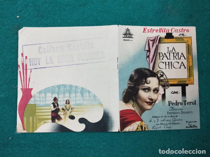 Cine: LA PATRIA CHICA. ESTRELLITA CASTRO. PROGRAMA DE CINE DOBLE. - Foto 1