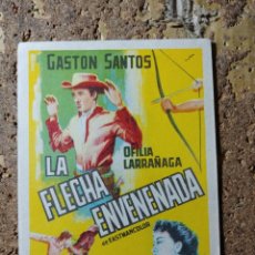 Folhetos de mão de filmes antigos de cinema: FOLLETO DE MANO DE LA PELICULA LA FLECHA ENVENENADA. Lote 341951078