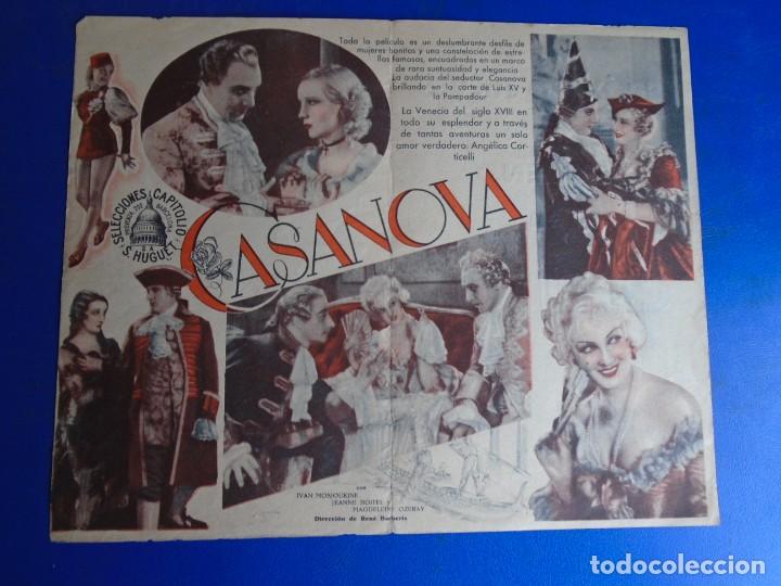 Cine: (PG-190954)PROGRAMA CASANOVA - IVAN MOSJOUKINE - CINE CAPITOL - Foto 2